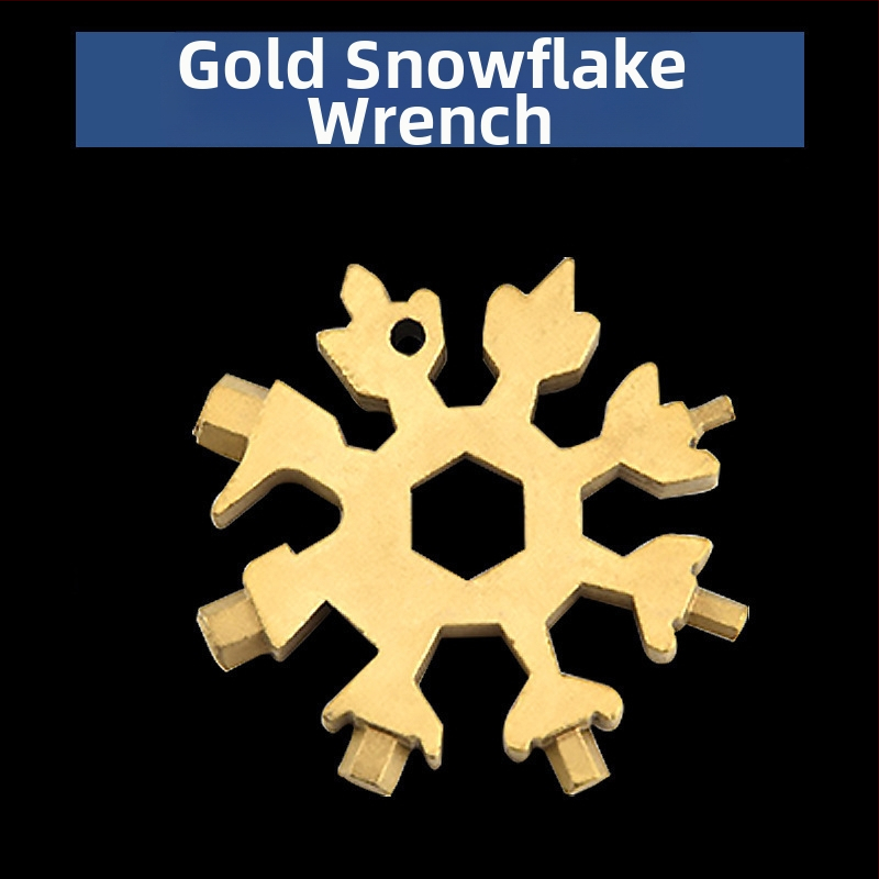 CQ Многофункционален снежинка ключ - преносим ръчен инструмент с шестостенна глава и високовъглеродна стомана