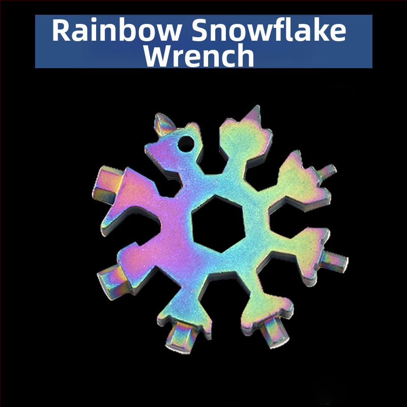 CQ Многофункционален снежинка ключ - преносим ръчен инструмент с шестостенна глава и високовъглеродна стомана