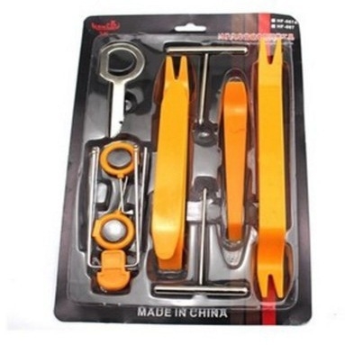 12 части комплект за автомобилно аудио инструменти за демонтаж и монтаж на говорители (Марка BC; Материал: пластмаса)