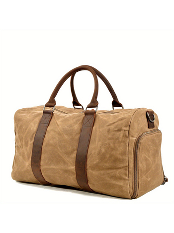 Τσαντα γυμναστικής από καμβά με διαχωρισμό υγρών-ξηρών, 20-35L, MAKETINA, vintage ταξιδιωτική τσάντα
