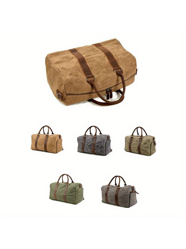 Geantă de sport din pânză cu compartiment uscat/umed, 20-35L, MAKETINA, geantă de călătorie vintage