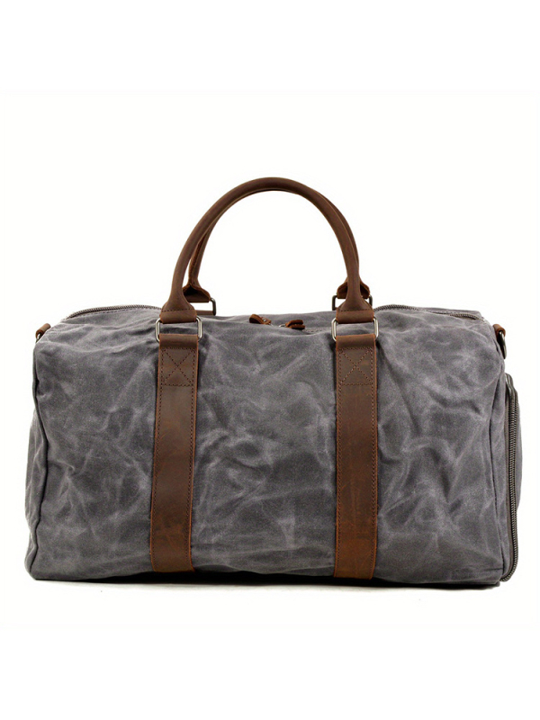 Geantă de sport din pânză cu compartiment uscat/umed, 20-35L, MAKETINA, geantă de călătorie vintage