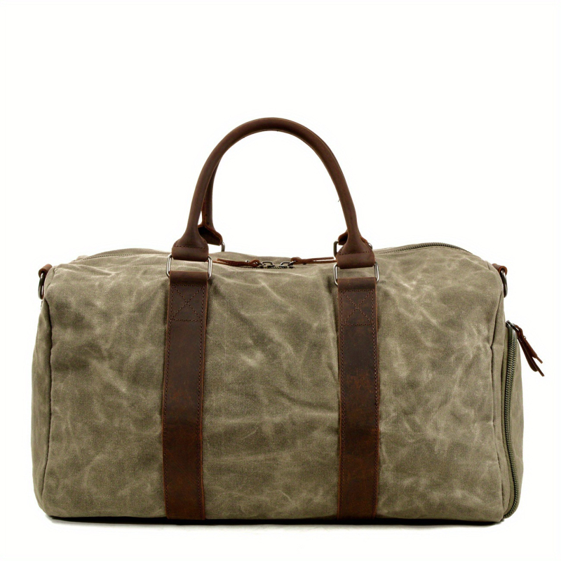 Geantă de sport din pânză cu compartiment uscat/umed, 20-35L, MAKETINA, geantă de călătorie vintage