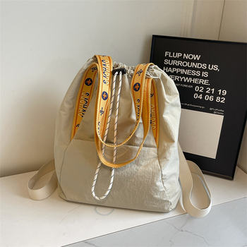 Σακίδιο πλάτης από αδιάβρονο νάιλον, 20–35 L, χωράει φορητό 14 ιντσών, κυρτές ιμάντες, αστικός μινιμαλισμός, για γυναίκες καθημερινή χρήση