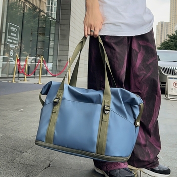 Unisex επεκτειόμενη τσάντα ταξιδιού, 20–35L, Oxford ύφασμα, αστικός μινιμαλιστικός σχεδιασμός
