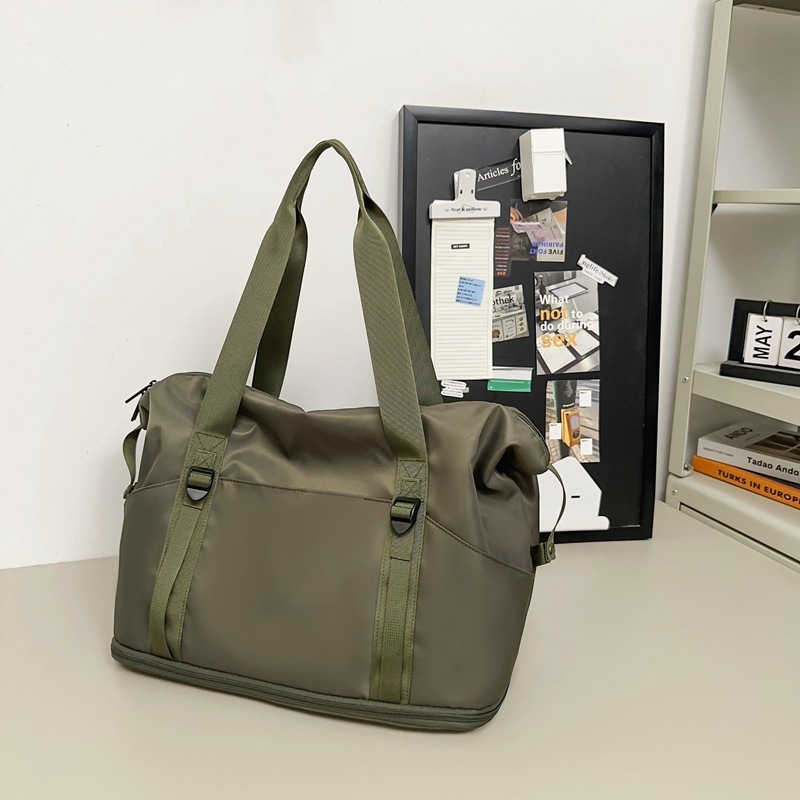 Unisex kibővíthető utazótáska, 20–35L, Oxford anyag, városi egyszerű stílus