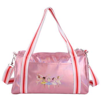 Τσάντα χορού για κορίτσια από PU, μεγάλη χωρητικότητα, καμπύλη ιμάντας ώμου, επένδυση νάιλον, μοντέλο με γράμματα (Υλικό PU; Εσωτερική επένδυση νάιλον; Στιλ παιδικό; Χωρητικότητα Μεγάλη)