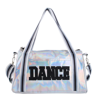 Τσάντα χορού για κορίτσια από PU, μεγάλη χωρητικότητα, καμπύλη ιμάντας ώμου, επένδυση νάιλον, μοντέλο με γράμματα (Υλικό PU; Εσωτερική επένδυση νάιλον; Στιλ παιδικό; Χωρητικότητα Μεγάλη)