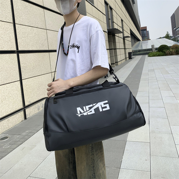 Τσαντα ταξιδιού τύπου ντάφελ με ιμάντα ώμου αερόσφυξης, χωρητικότητα 36–55 L, Oxford ύφασμα, αναπνέουσα πολυεστερική επένδυση