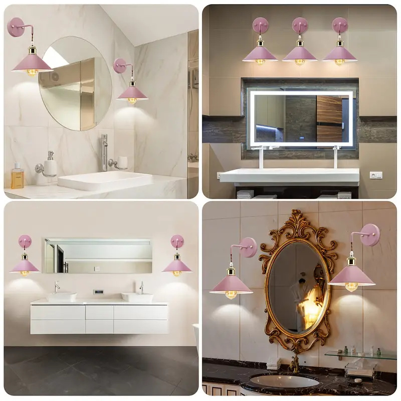 Sienas lampa, nordiskā stila dzelzs māksla, LED apgaismojums, 220V, Enjoy Lighting