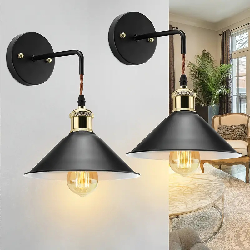 Sienas lampa, nordiskā stila dzelzs māksla, LED apgaismojums, 220V, Enjoy Lighting