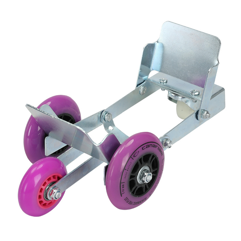 Електрически триколесен усилвател: високовъглеродна стомана, сгъваеми износоустойчиви колела, 360° завъртане, преносим дизайн