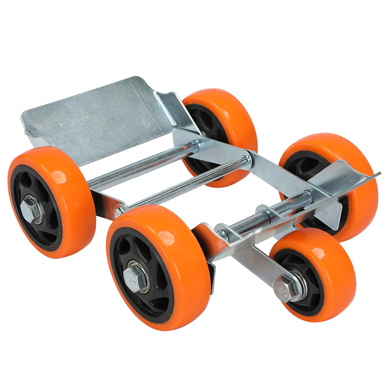 Електрически триколесен усилвател: високовъглеродна стомана, сгъваеми износоустойчиви колела, 360° завъртане, преносим дизайн