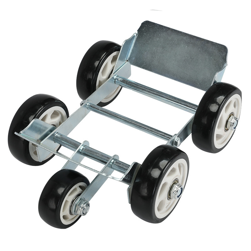 Електрически триколесен усилвател: високовъглеродна стомана, сгъваеми износоустойчиви колела, 360° завъртане, преносим дизайн