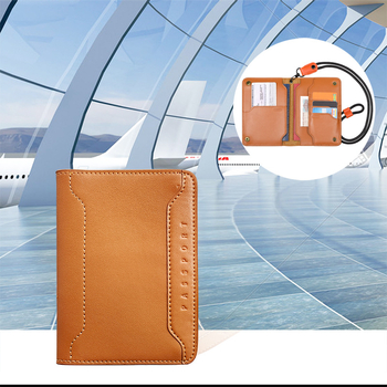 Θήκη Διαβατηρίου – Γνήσιο Δέρμα, Δίπλο Δέρμα Βοδινού, Μονόχρωμο Σχέδιο, Ουδέτερο Φύλο, Στυλ Επιχειρηματικού Ταξιδιού, Επεκτάσιμη με Αποθήκευση