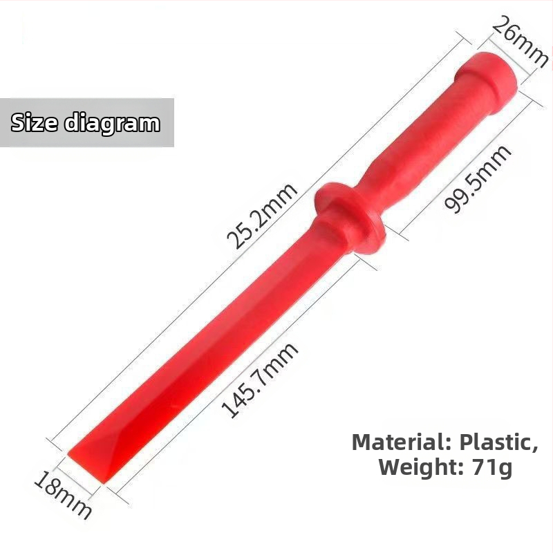 Λεπίδα Μπλοκ Ισορροπίας Τροχών Αυτοκινήτου — Πλαστικό εργαλείο ισορροπίας, Shaft Worker, μοντέλο Balance Block Blade, καθαρό βάρος 317 g, ακαθάριστο 500 g