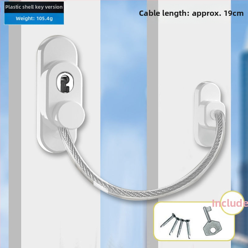 Κλειδαριά ασφαλείας παραθύρου για παιδιά, μοντέλο 812, από κράμα αλουμινίου, περιοριστής ασφαλείας για συρόμενο παράθυρο