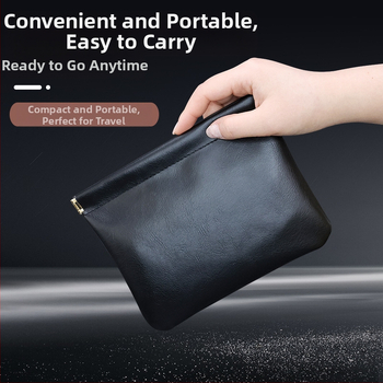 Zhan Jie PU Δερμάτινη Κυβική Τσάντα Αποθήκευσης – Πολυλειτουργική Θήκη Καλλυντικών & Αξεσουάρ, Στυλ Light Luxury