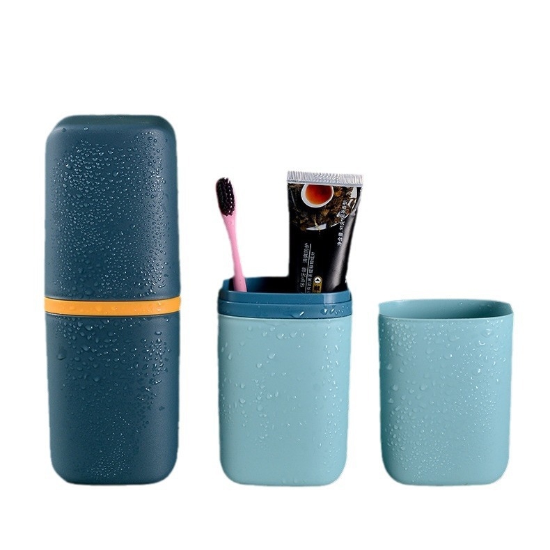 Kelioninis plastikinis dantų šepetėlių laikiklis, skirtas elektrinei dantų šepetėlei, su logotipo spausdinimu ir personalizavimo galimybėmis