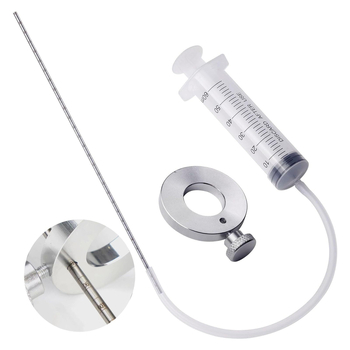 Σετ εργαλείων για την μπροστινή βίλα μοτοσικλέτας: 3 τεμάχια, περιλαμβάνει injector λαδιού για την μπροστινή βίλα, συμπιεστή ελατηρίου και εργαλείο εκφόρτισης; Υλικό: πλαστικό+μεταλλικό