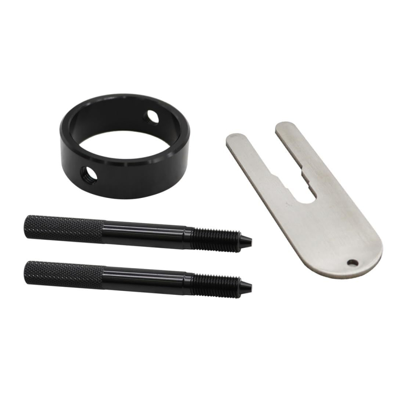 Elülső villaolaj-injektáló 3 részes szerszámkészlet motorkerékpárhoz: tartalmazza a villa rugó nyomó és deflációs eszközt; anyag: műanyag+fém