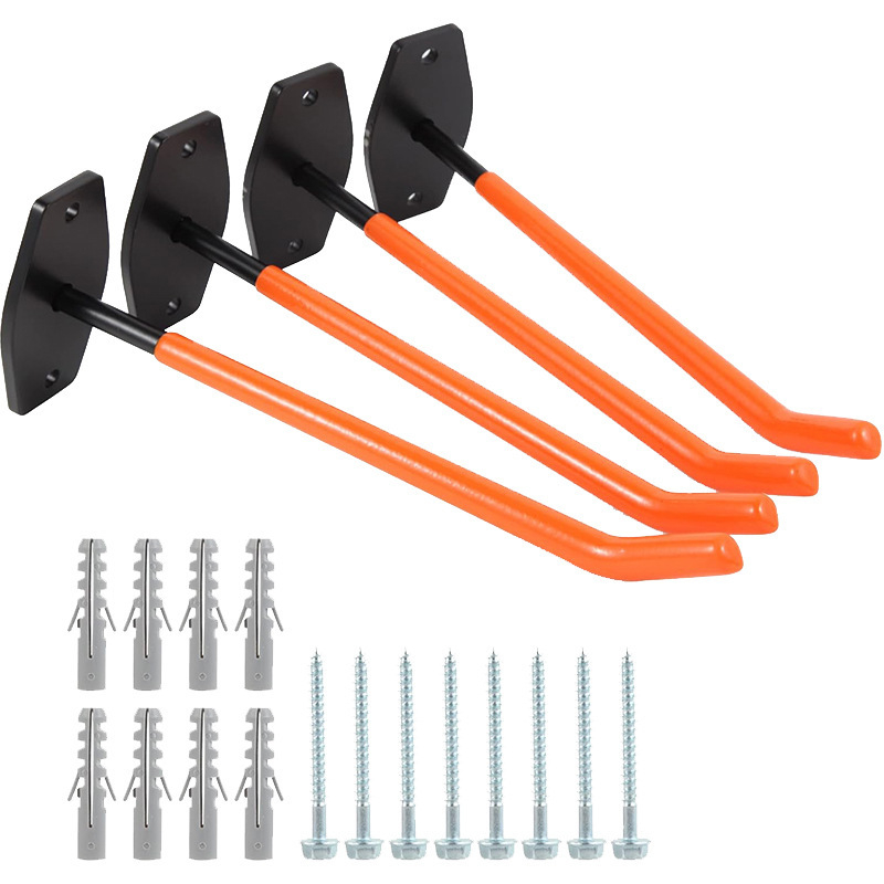 Sieninių kabliukų rinkinys — vieno kabliuko, šiuolaikiško minimalistinio stiliaus (Medžiaga: anglies plienas; Apkrova: 30 kg ar daugiau; Produkto kategorija: įprastas kabliukas)