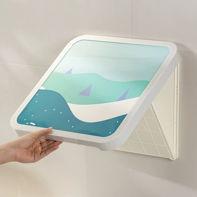 Sieninis vonios baldų drabužių spintelė, atspari vandeniui, be gręžimo, sulankstoma, iš plastiko, šiuolaikinio minimalistinio stiliaus.