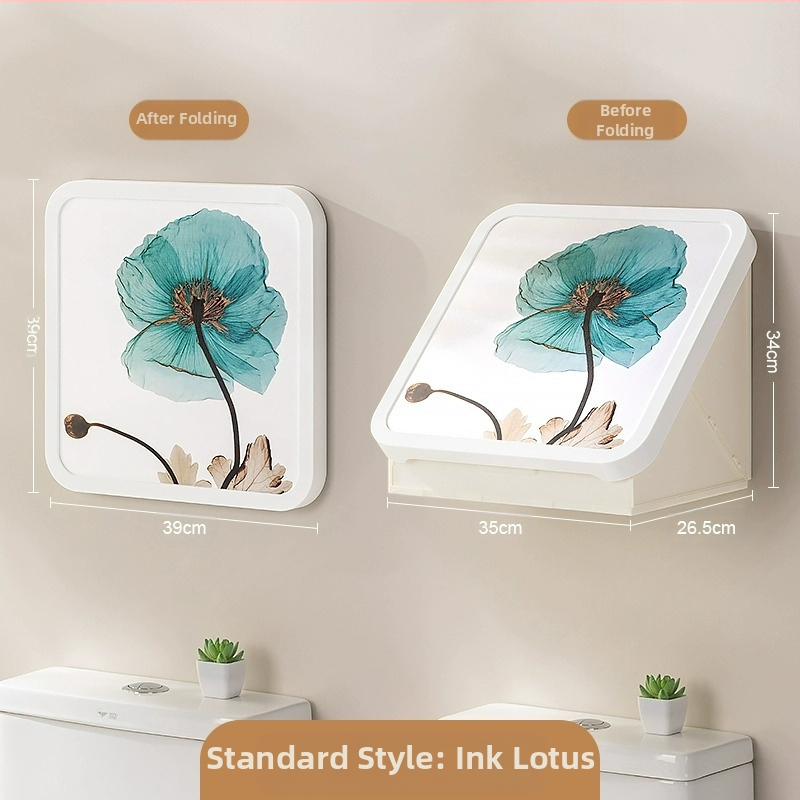 Sieninis vonios baldų drabužių spintelė, atspari vandeniui, be gręžimo, sulankstoma, iš plastiko, šiuolaikinio minimalistinio stiliaus.