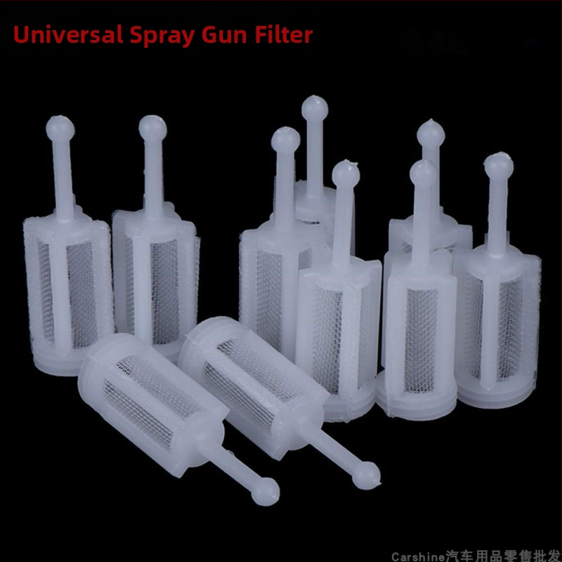 Филтър за спрей пистолет със вградена горна чашка – филтър срещу примеси за автомобилни бои и дървени покрития, артикул xzf609343436143