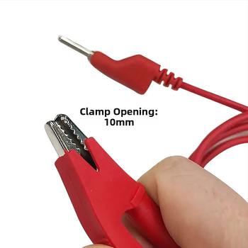 Δοκιμαστική γραμμή για ψηφιακό μετρητή με διπλά κροκοδειλ κλιπ, PVC, μάρκα Shengen Star, μοντέλο Double-headed alligator clip line, βάρος 113 γρ