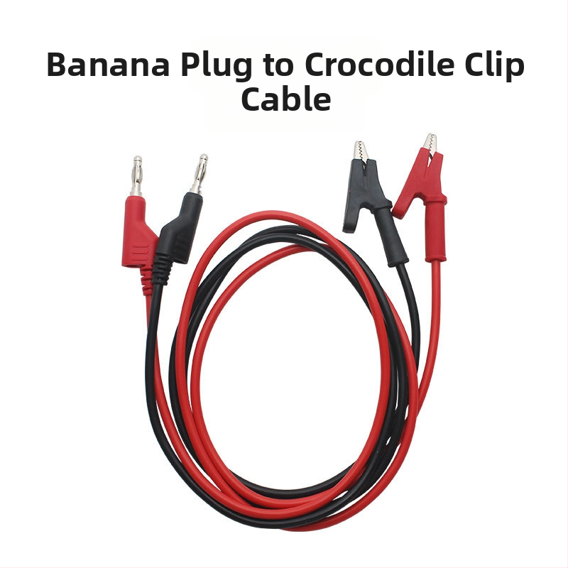 Тестова линия за мултиметър със двойни крокодилски щипки, PVC, марка Shengen Star, модел Double-headed alligator clip line, тегло 113 г