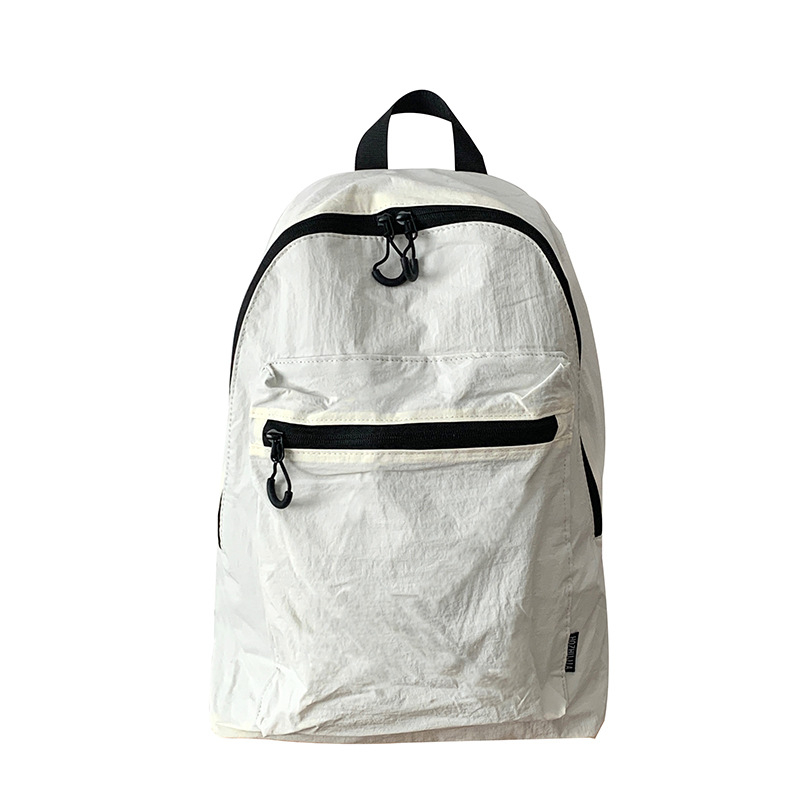 Nylon uniszex hátizsák utazáshoz és campuszra, könnyű, nagy kapacitású, laptopzseb