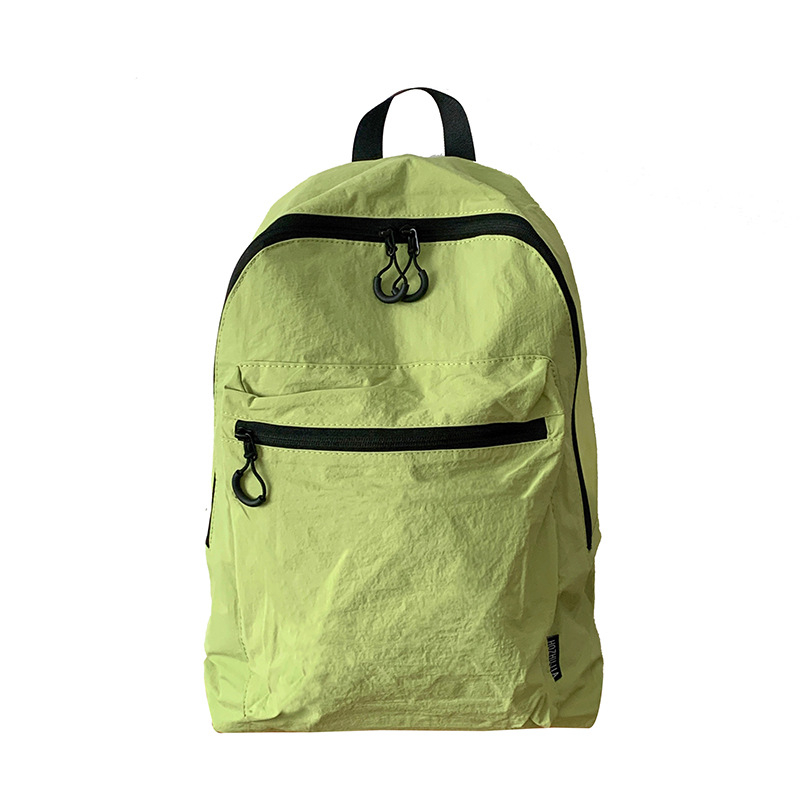Nylon uniszex hátizsák utazáshoz és campuszra, könnyű, nagy kapacitású, laptopzseb