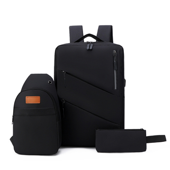 Σακίδιο πλάτης για επιχειρηματικά ταξίδια με φόρτιση USB, αντί-κλοπή, θήκη φορητού υπολογιστή, ανθεκτικό ύφασμα Oxford, χωρητικότητα κάτω από 20L