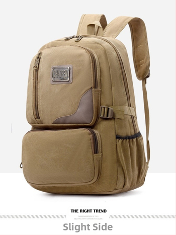 Σακίδιο από καμβά για υπαίθριες δραστηριότητες, ρετρό στυλ, unisex, χωρητικότητας κάτω από 20L