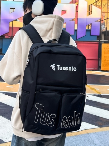 Ruksak velikog kapaciteta, višenamjenski, ulični stil, smanjuje opterećenje, podstava od poliester, uzorak slova