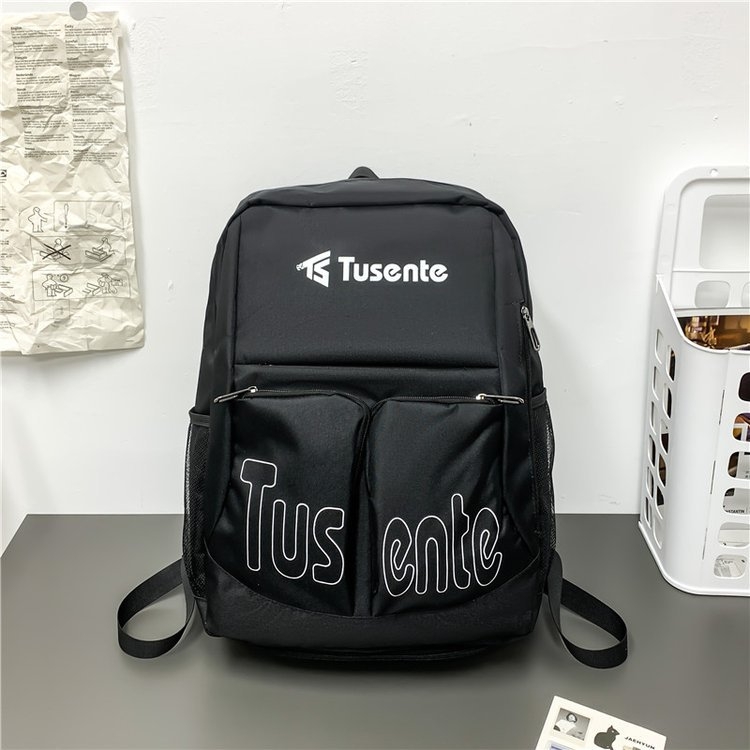 Ruksak velikog kapaciteta, višenamjenski, ulični stil, smanjuje opterećenje, podstava od poliester, uzorak slova