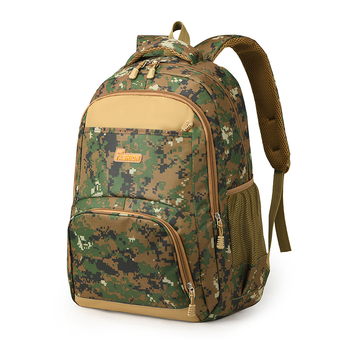 Unisex καμουφλαρισμένο σακίδιο, χωρητικότητα 20–35 L, συμβατό με φορητό έως 14 ιντσών, Oxford ύφασμα, ιμάντας αερόσφυρα