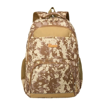 Unisex καμουφλαρισμένο σακίδιο, χωρητικότητα 20–35 L, συμβατό με φορητό έως 14 ιντσών, Oxford ύφασμα, ιμάντας αερόσφυρα