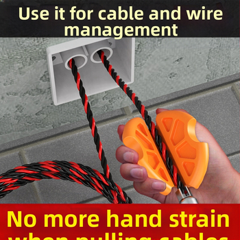 Alat za provlačenje žica za elektrikare sa specijaliziranim hvataljka za žice, pomoć za izvlačenje žičnih cijevi, protuklizno, gel za zaštitu ruku za uštedu napora (univerzalna kompatibilnost)