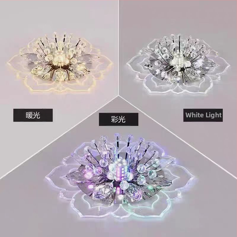 Таванна LED лампа – модерен минималистичен стил, 220V, обхват на светлината 3–5 м²