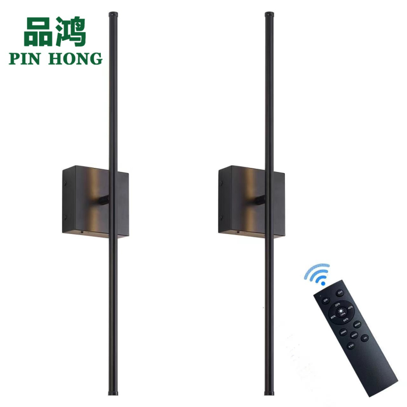 Φωτιστικό τοίχου με γραμμικό σχεδιασμό, αλουμινένιο σώμα, σκιά από PC, COB πηγή φωτός, 110V