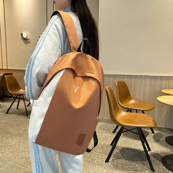 Σακίδιο για σχολείο, unisex, χωρητικότητας 20–35 L, νάιλον, αστικός μινιμαλιστικός στυλ, ιμάντες με αερόσφυρα