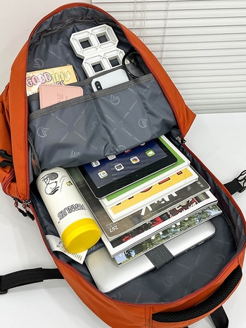 Školska torba za leđa - Veliki kapacitet, Oxford tkanina, jastučići na kaiševima uz zračnu podršku, gradski stil, za srednju školu