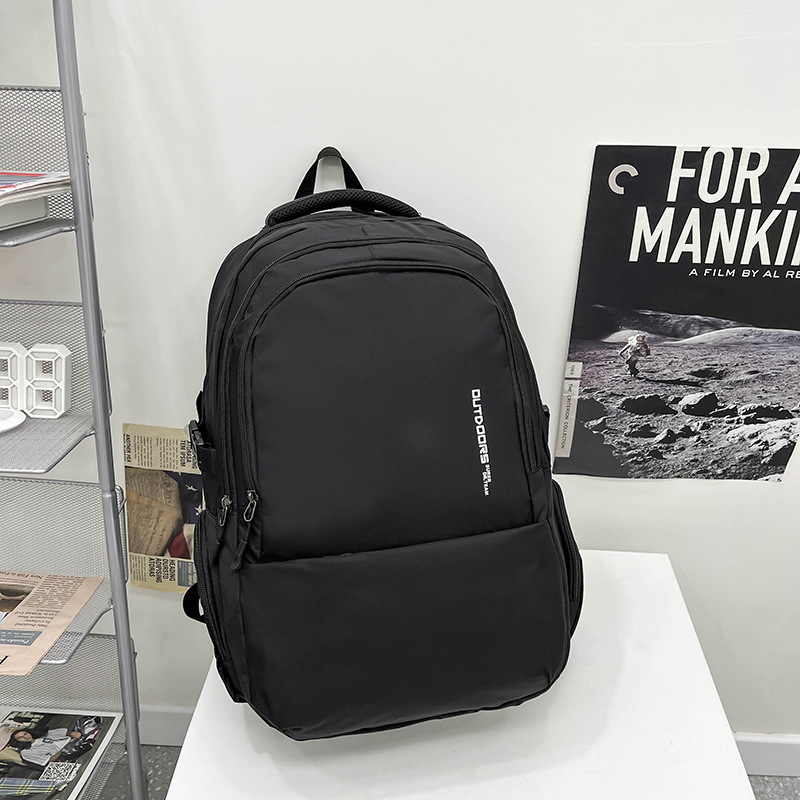 Školska torba za leđa - Veliki kapacitet, Oxford tkanina, jastučići na kaiševima uz zračnu podršku, gradski stil, za srednju školu