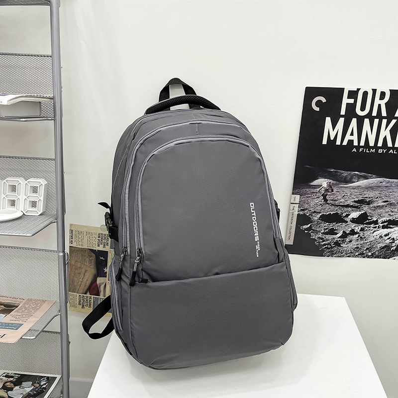 Školska torba za leđa - Veliki kapacitet, Oxford tkanina, jastučići na kaiševima uz zračnu podršku, gradski stil, za srednju školu