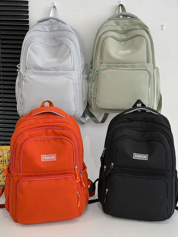 Unisex Nylon Ruksak, Prozračan i Vodootporan, Street Stil, Podstava Poliester