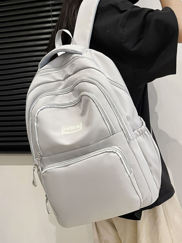 Unisex Nylon Ruksak, Prozračan i Vodootporan, Street Stil, Podstava Poliester