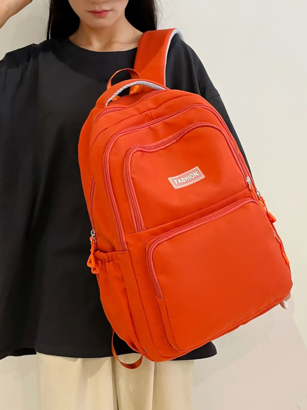 Unisex Nylon Ruksak, Prozračan i Vodootporan, Street Stil, Podstava Poliester