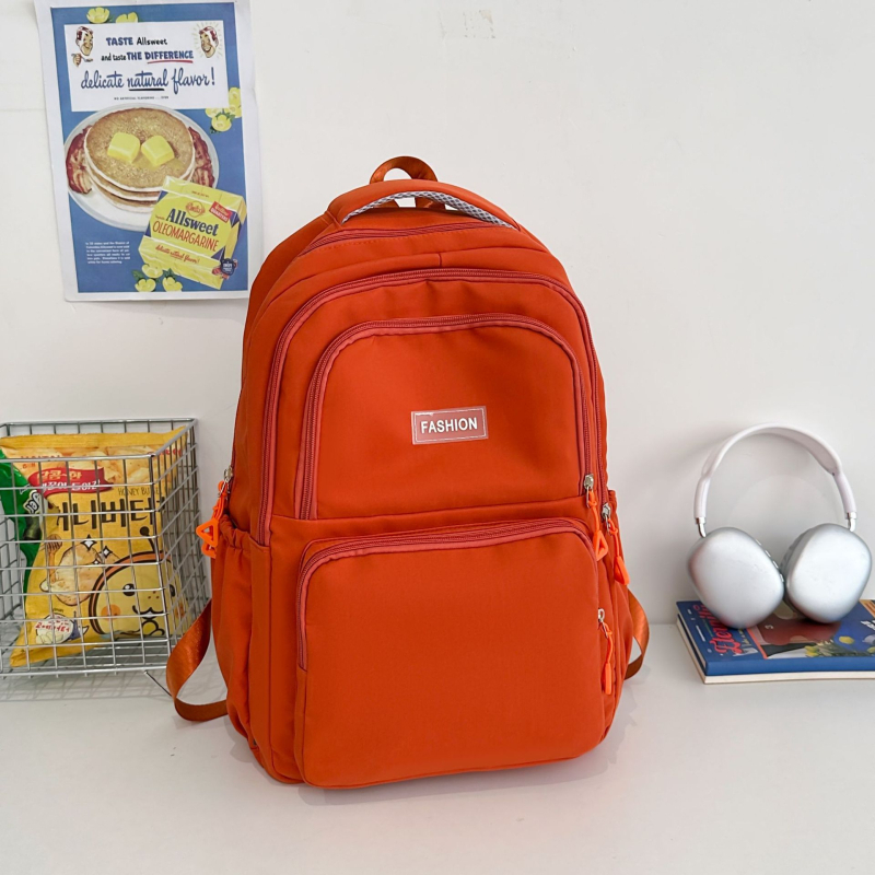 Unisex Nylon Ruksak, Prozračan i Vodootporan, Street Stil, Podstava Poliester